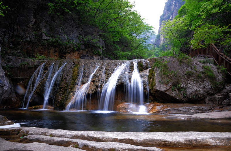 云台山瀑布美景