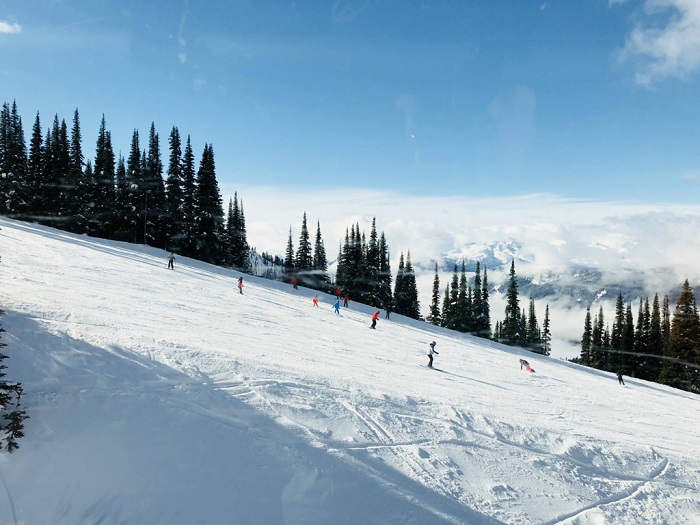 惠斯勒滑雪场风光