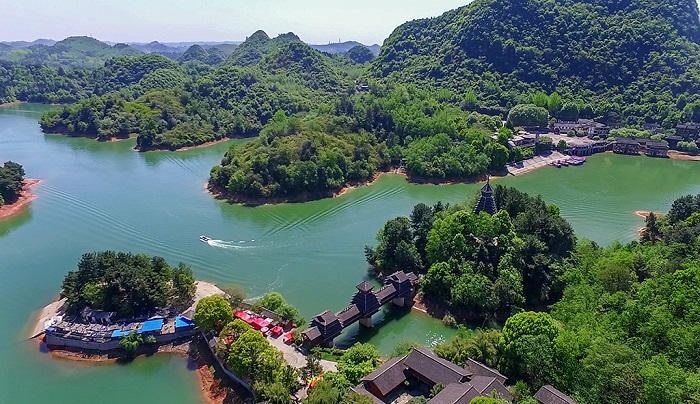 贵阳市清镇红枫湖美景