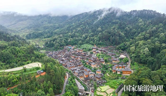 2024年6月4日，贵州省黔东南苗族侗族自治州从江县高增乡占里侗寨景色宜人。 (5)